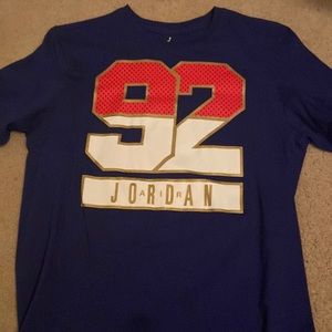 Navy blue Jordan tee shirt